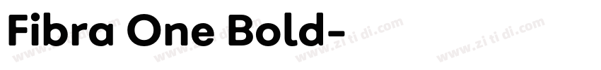 Fibra One Bold字体转换